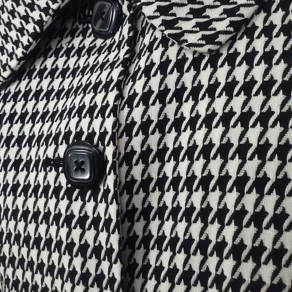 Worthington Cropped Houndstooth Jacket Sz-S Collar - Picture 6 of 11